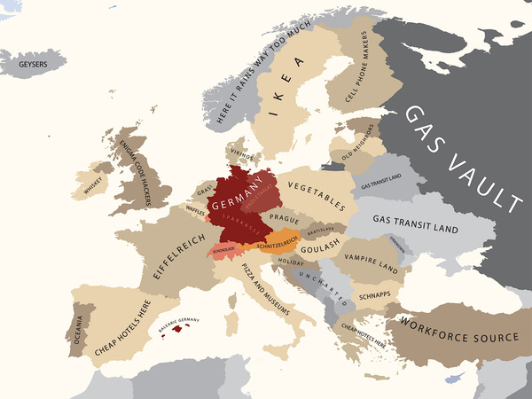 Europe According to Germany Europa oczami Niemców